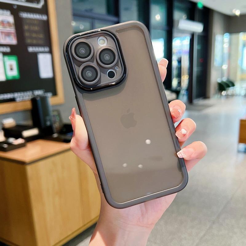 Мягкий силиконовый прозрачный чехол для iPhone 16 14 15 Pro 13 12 Pro Max 11 Защита линз камеры Ударопрочный Прозрачный чехол для телефона