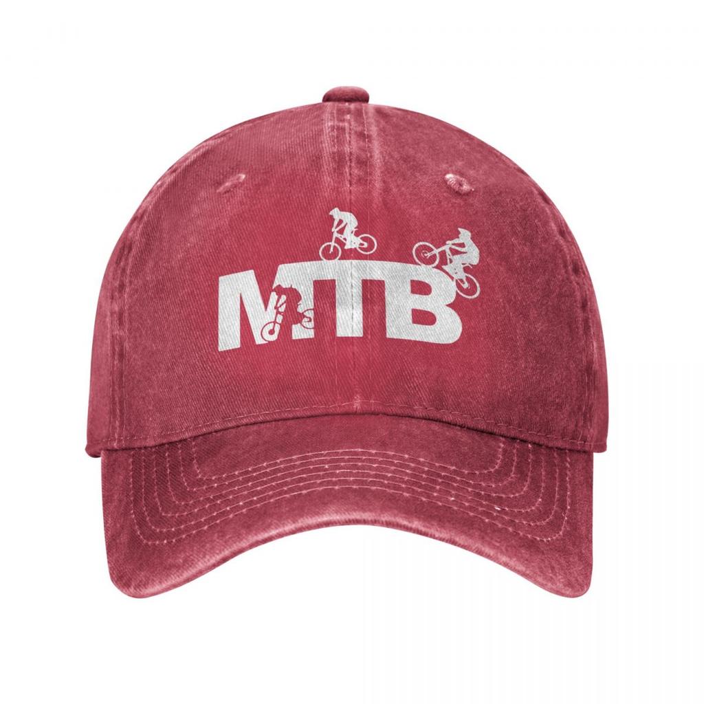 2022 New Spring Autumn Women Unisex MTB Cycling Logo Baseball Cap Funny Mountain Biker Bike Hip Hop Sun Hat Sport Denim Casquette