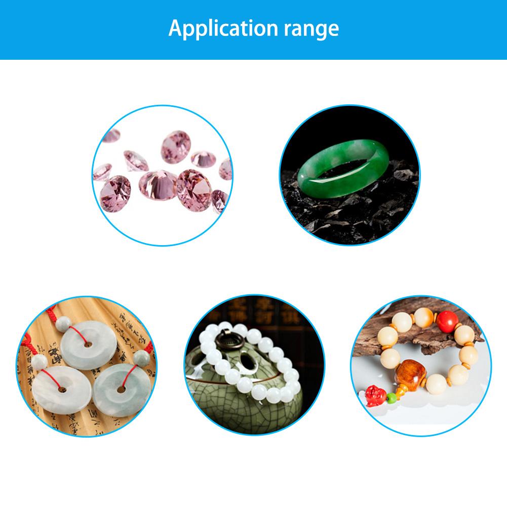 Геммологический рефрактометр тестер бриллиантов ювелирный инструмент оптический прибор с источником света для идентификации подлинности драгоценных камней