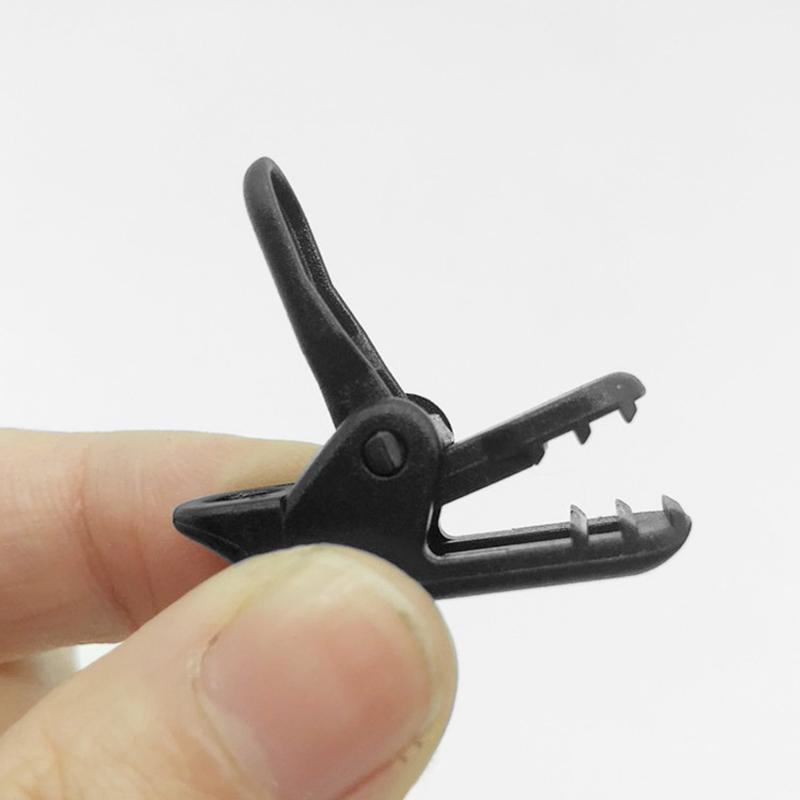 10Pcs Sturdy Tent Clips Outdoor Tarpaulin Clips Anti-Wind Fixed Camping Tent Clamp Clips Crocodile Clip Hook For Outdoor Camp