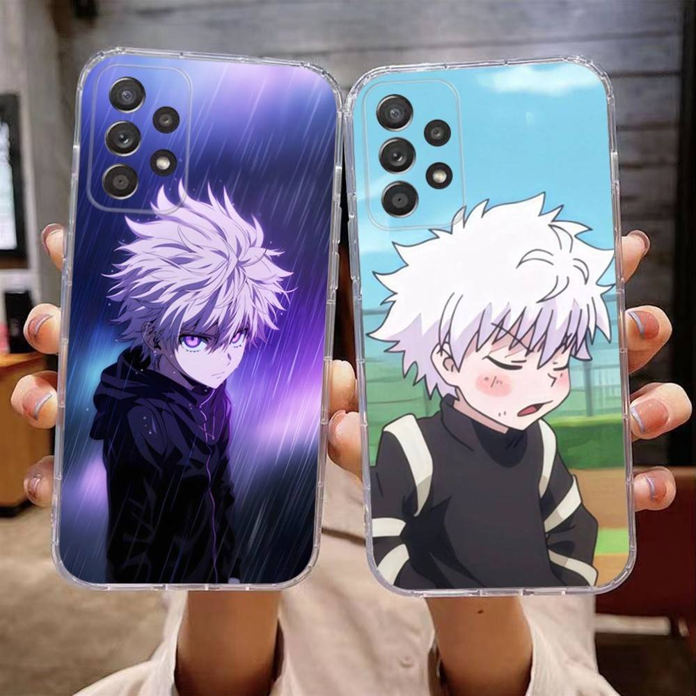 Killua Zoldyck H-Hunter Phone Case For Samsung Galaxy A,71,70,52,51,40,31,50,50S,30S,21S,12,10,Note20ultra Transparent Cover