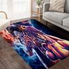 H-Hokuto no Ken Hallway Carpet Washable Non-Slip Living Room Sofa Chairs Area Mat Kitchen Doormat Area Rug