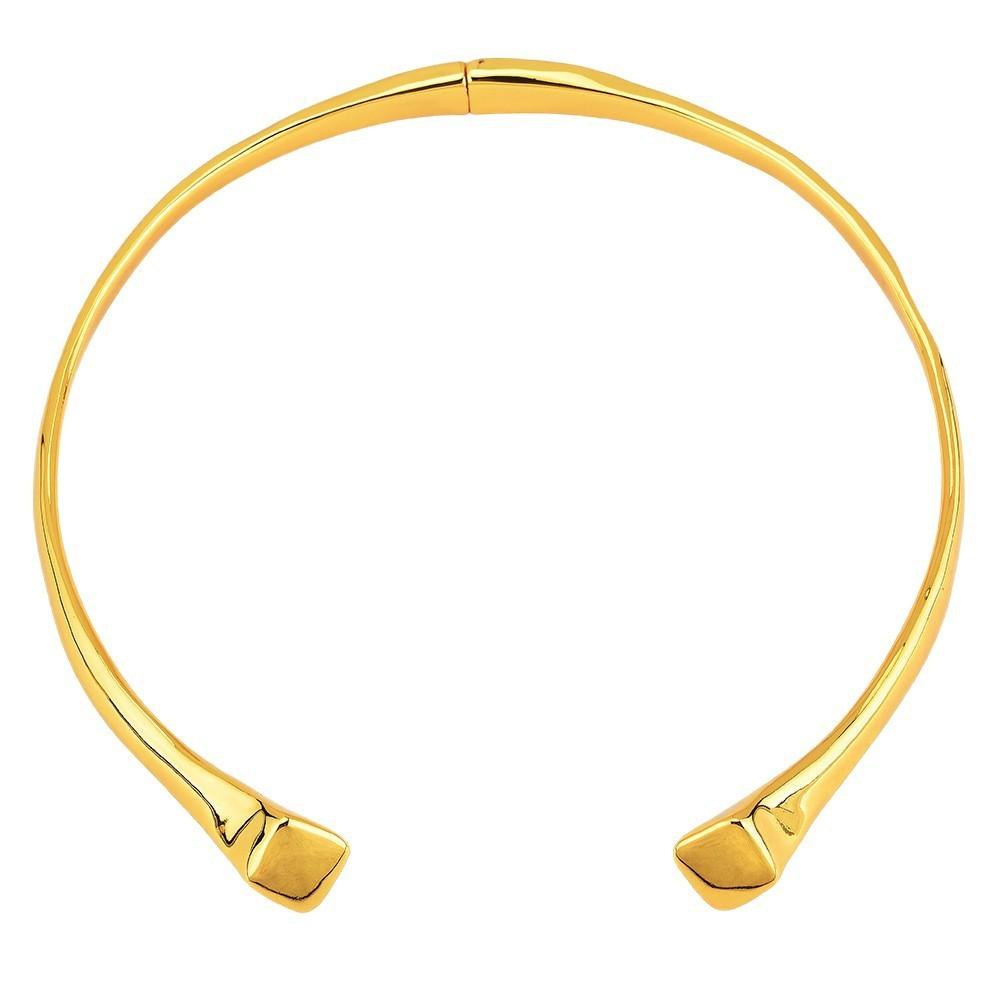 Spanish Openclosure Chain Collar Jewelry With Gold Silver Finish For Womens Accessories