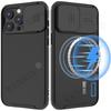 Магнитный Чехол Для iPhone 16 15 14 13 12 11 Pro Max Plus Окно Защита объектива Магнитный Magsafe Беспроводная Зарядка Ударопрочный Чехол