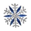 2 Styles Avaibale Rhinestone Snowflake Brooch Autum Winter Design Fashion Party Pin High Quality Accessories