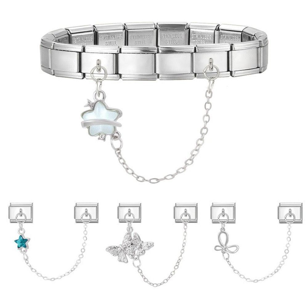 Double Chain Bracelet Charms Fit 9mm Bracelet DIY Bracelet Kit DIY Bracelet Making