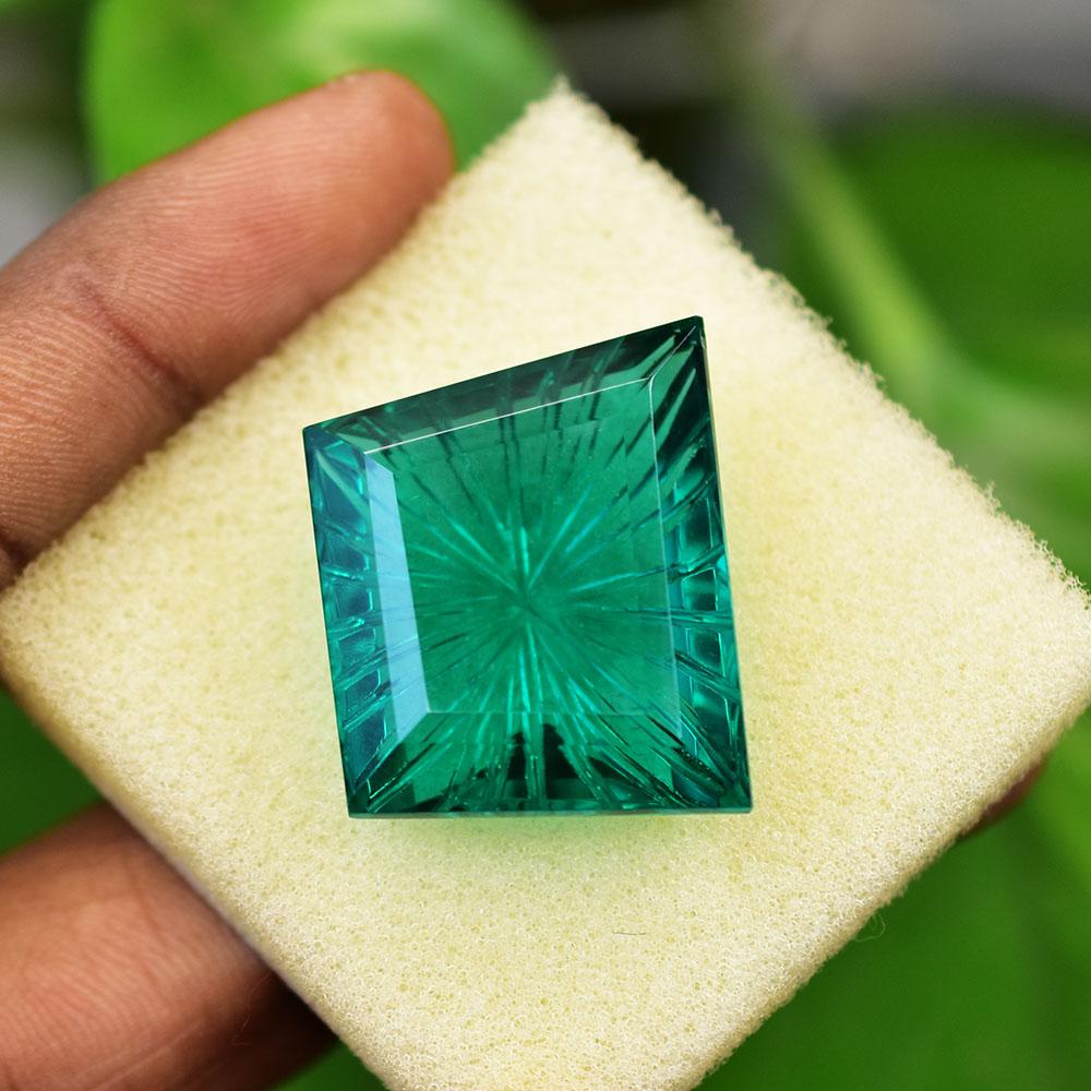 Natural Green Topaz Loose Gemstone 50.75 ct Fancy Shape Gift for Her for Jewelry Making and Crafts