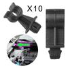 10pcs Universal Holder Car Parts 65722EB300 Hood Bonnet Support Clip Prod Rod Clamp Black Retainer