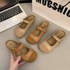 Retro Bag Head Sandals Women's Outer Wear 2025 Summer New One-pedal Soft-soled Versatile One-word with Flat-bottomed Cool Slippers