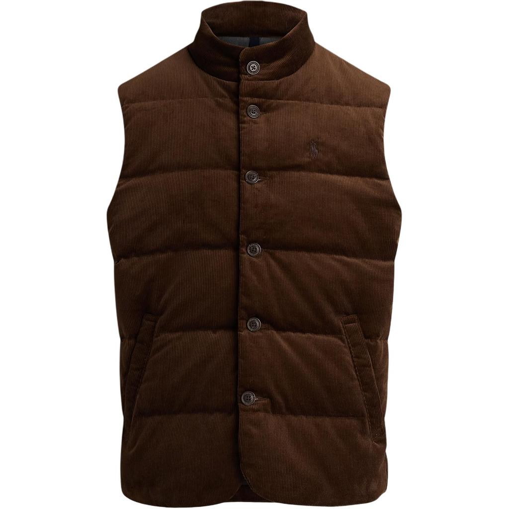 Polo Ralph Lauren Logo embroidered Corduroy padded Gilet 710968124-001