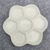 6/7/8/9 Grids Ceramic Paint Palette White Porcelain Palette Paint Palette Tray  Painting