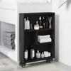 Narrow Bathroom Storage Trolley, Narrow Cabinet Under the Sofa In the Living Room, Irregular Multifunctional Entrance Cabinet, 48x13x68 Cm