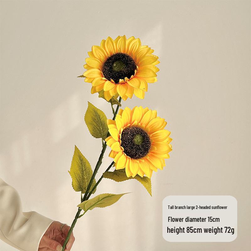 Букет подсолнухов - Искусственные шелковые цветы для украшения гостиной, офиса, спальни