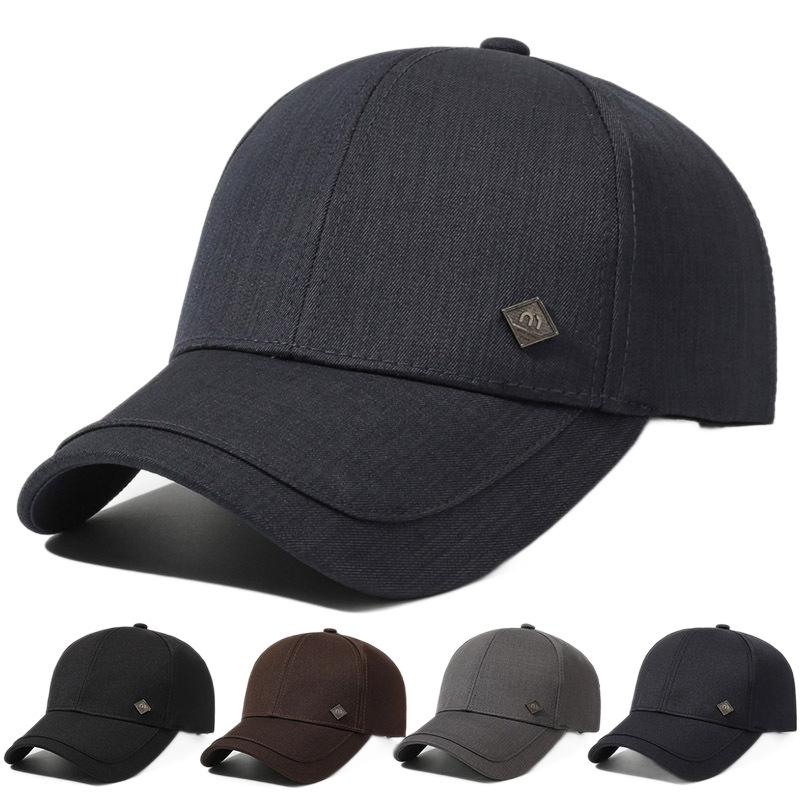 Spring And Autumn Middle-Aged And Elderly Men'S Simple And Versatile Baseball Cap Outdoor Casual Fashion Men'S Sunshade Cap Tide