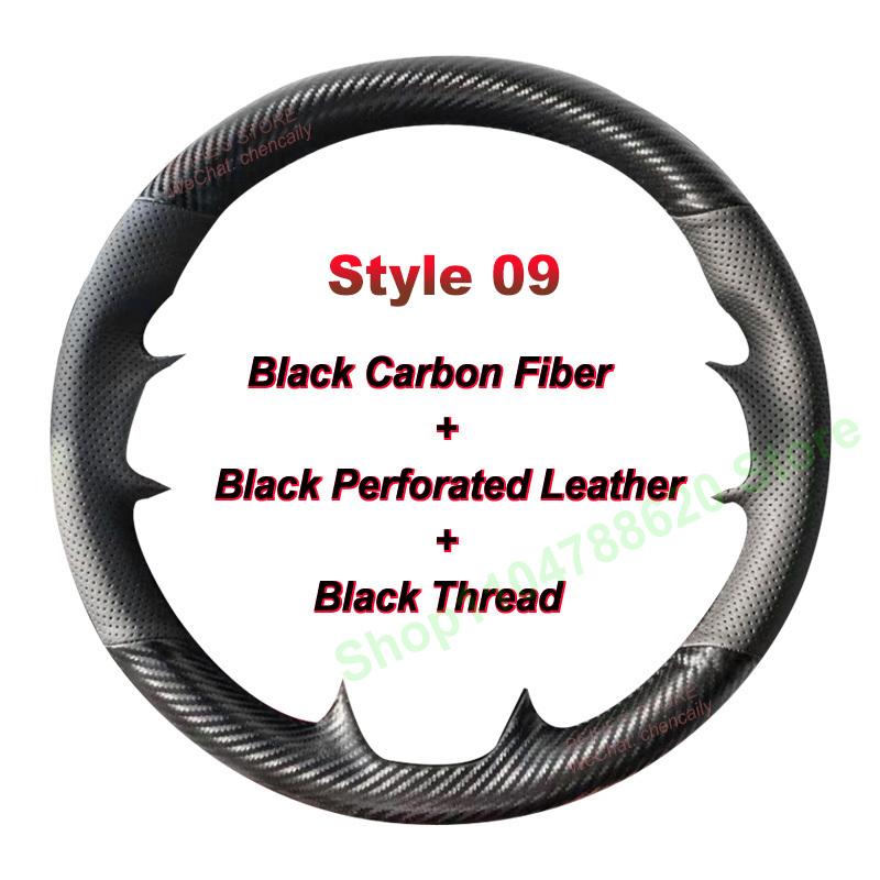 Hand-Sewn Alcantara Non-slip Suede Nappa Leather Car Steering Wheel Cover Wrap for BYD Formula Leopard 5 Interior Accessories