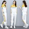 Summer 2025 Women's Trendy Sporty Two-Piece Jogger Set: Age-Reducing & Stylish Casual Wear