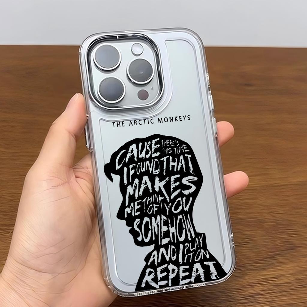 Модный черный чехол для телефона Arctic Monkeys A- Для iPhone 17 16e 16 15 14 13 12 11 mini Pro Max X XR XSMAX 8 7 Air Plus Мягкий чехол