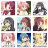 59 стикеров Madoka Magica с Хомурой и Саякой для iPad-журналинга и декора, водонепроницаемые