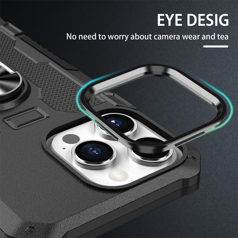Case For iPhone 15 Pro Max 14 13 12 11 Magnetic Holder Ring Case For iPhone XR XSMax 8 7 Plus SE2020 Shockproof Armor Back Cover