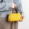 Yellow Luxury Handbag Designer Purses For Women Spring Bag Lady Quality Clutch Pleated Wedding Crossover Bags Fashion
