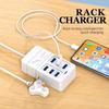 Eu US Plug Multiport Us Charger 35W Pd Type C Fast Charger Wall Charger Us Hub Adapter 6 Ports Mobile Phone Us Quick Charger