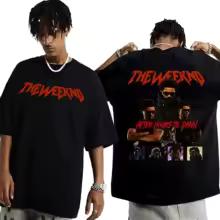 The Weeknd After Hours Til Dawn Album Cover Unisex Fashion Hip Hop Harajuku Style Casual Cotton Loose Women And Men T-Shirt 1