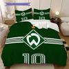 Постельное белье с узором SV Werder Bremen Комплект одеял Покрывало Наволочка Домашний Декор Подарок на День Рождения (1 пододеяльник + 2 наволочки, без наполнителя)
