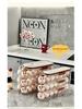 Slide-Out Multi-Layer Egg Storage Box with Handle for Refrigerator Door