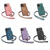 Crossbody Multifunctional Zipper Leather Purse Wallet Case for iPhone 15 14 Plus 13 12 11 Pro Max for Samsung S24 S23 S22 S21 S20 Ultra Plus A15 A25