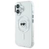 Karl Lagerfeld Iml Metal Karl Head Magsafe - Etui Iphone 16 Plus (Biały)