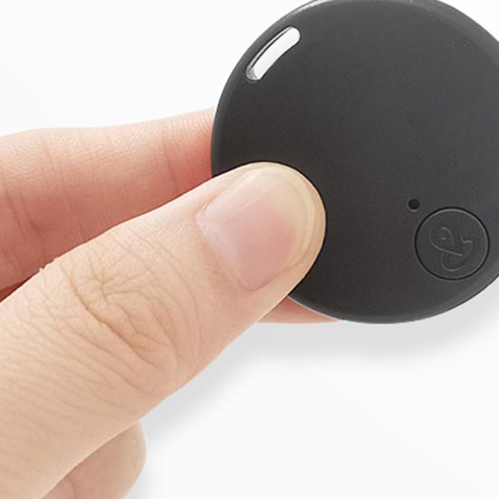 Круглый GPS-трекер с поддержкой Bluetooth, портативный, для ключей, кошелька, багажа, питомцев, искатель предметов, локатор, водонепроницаемый, двусторонняя сигнализация, устройство слежения против потери