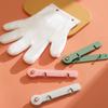 Wall Mounted Disposable Food Gloves Organizer Non-slip Disposable Gloves Clip  Kitchen Gadgets