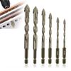 Serrated Eccentric Drill Bit Skewed Head Hexagonal Shank Drill Bit Set  Drilling Tool