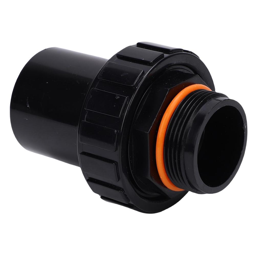 Sand Tank Straight Water Pipe with Threaded Joint Pool Pump Fittings PVC Union Adapter Connector