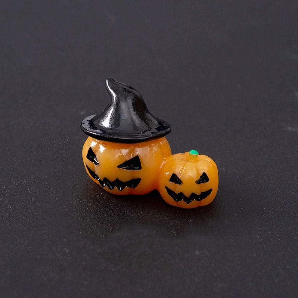 Mini Cartoon Scary Ghost Statue Bone Skull Desktop Knick-knack Festival Supplies