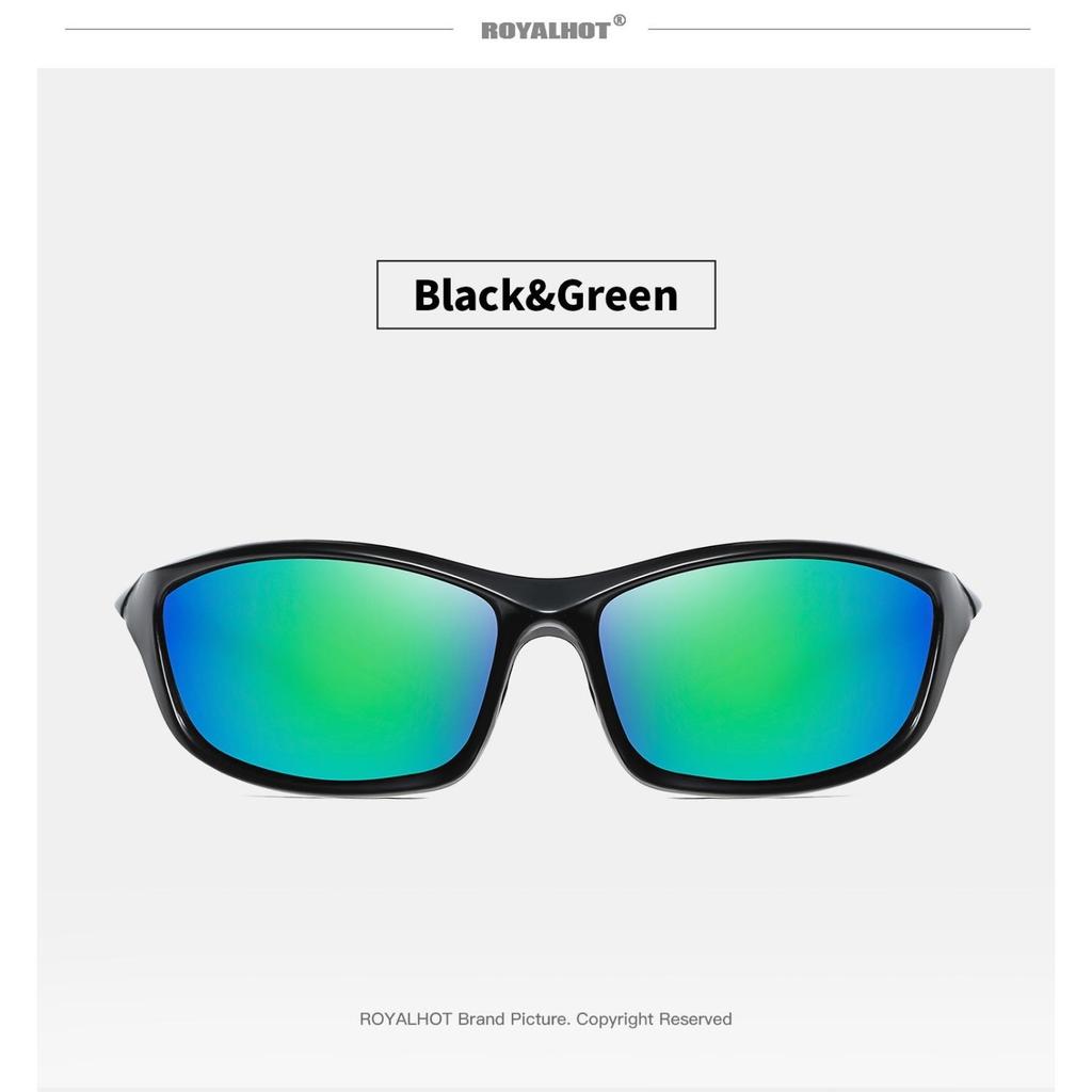 Royalhot Поляризованные спортивные солнцезащитные очки унисекс с полой оправой, винтажные солнцезащитные очки, очки в стиле ретро, солнцезащитные очки, UV400