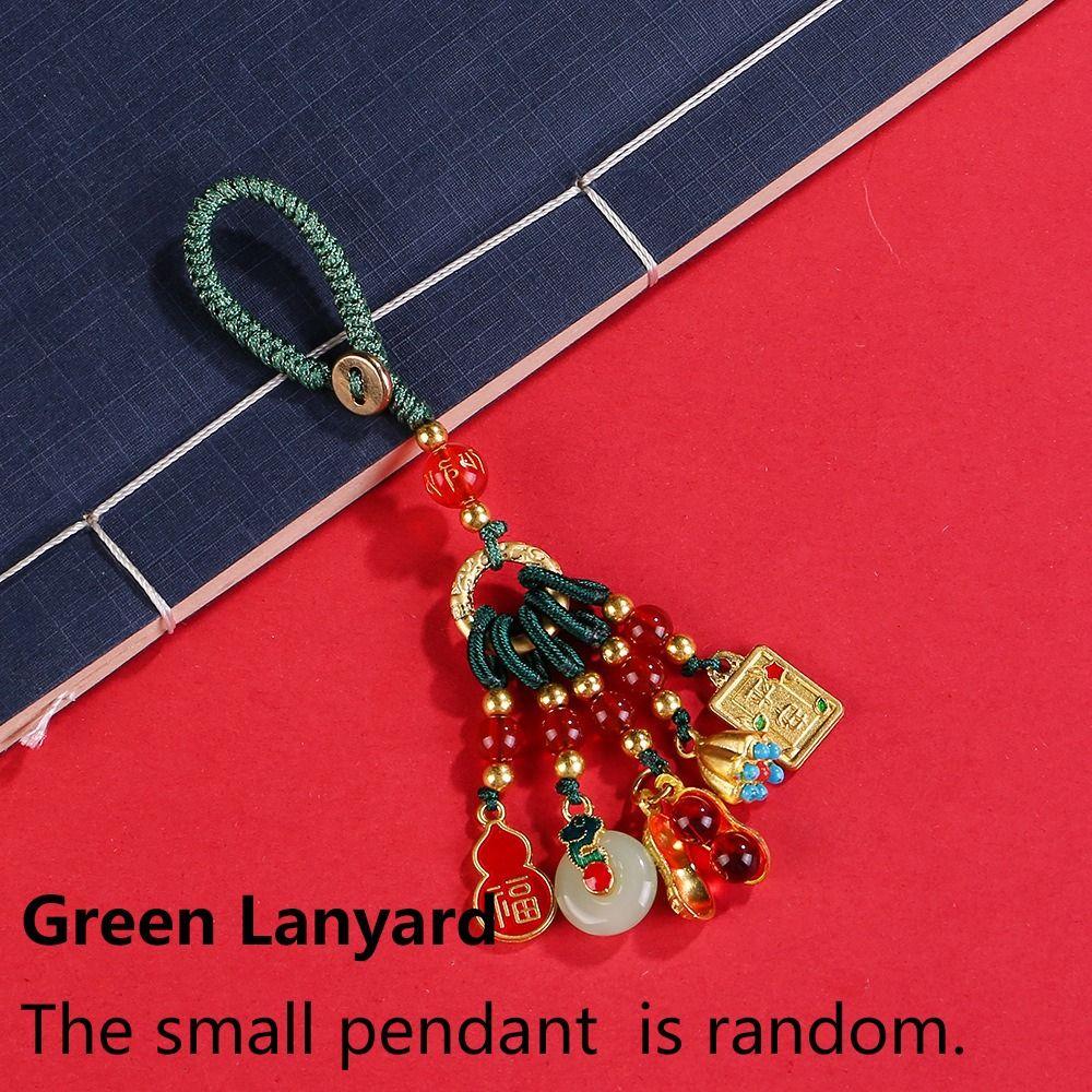 Enamel Plutus Lucky Keychain Gourd Key Chain Strap Cute Car Keys Charms  Men