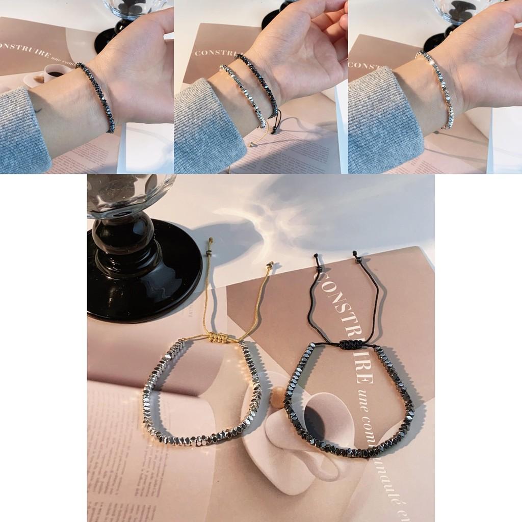 Fashionable Iridium Bracelet Handmade Geometric Unisex Stylish Jewelry For Summer