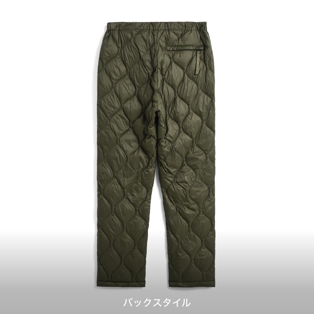 Taion Down Pants Olive 130LSTDML-1