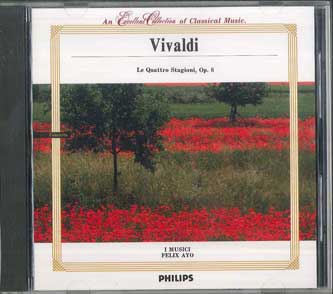 CD ВИВАЛЬДИ ФЕЛИКС АЙО I MUSICI Концерты Вивальди Времена года MP131 PHILIPS Япония Классика Б/У