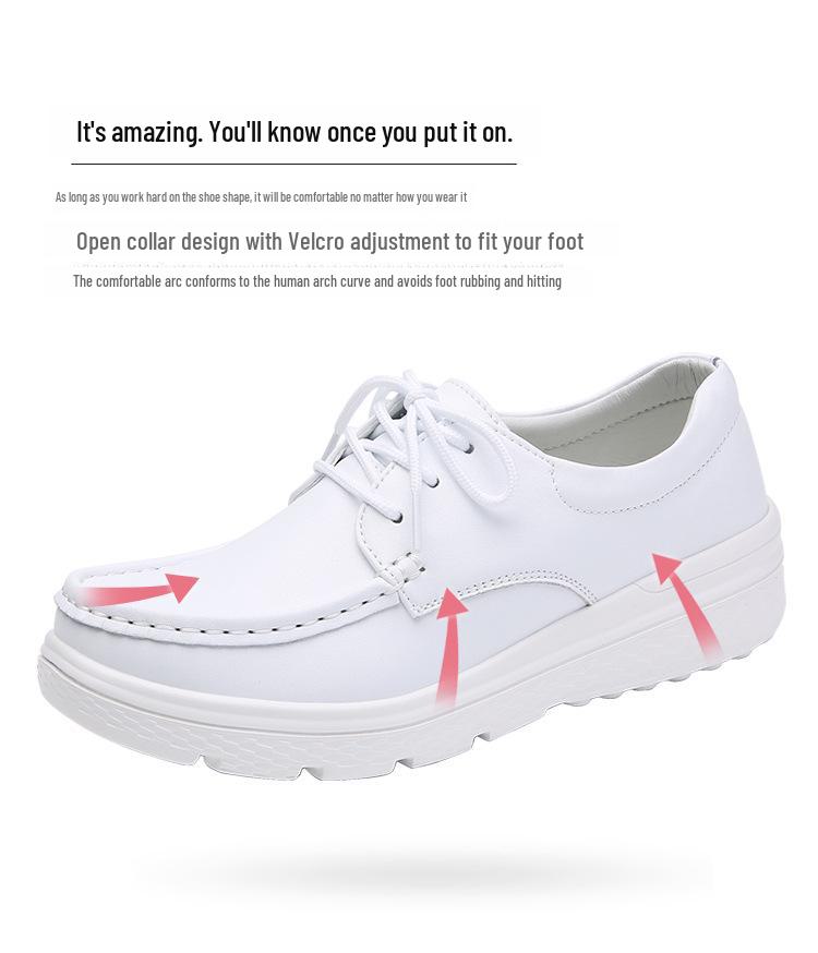 Women's Lace-Up Soft Sole Non-Slip Fashionable Flats - Breathable, Comfortable Autumn/Winter Shoes