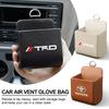 Car Interior Storage Bag Air Outlet Debris Bag Hanging Organizer Box for GR TRD Chr Corolla Yaris Rav4 E150 E120 Land Cruiser