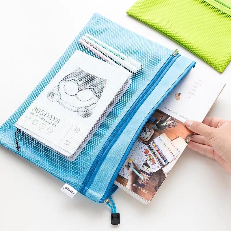 Новое поступление 1 шт. водонепроницаемый 2 слоя холста молния А4 папка для документов органайзер для хранения защитная сумка канцелярские принадлежности