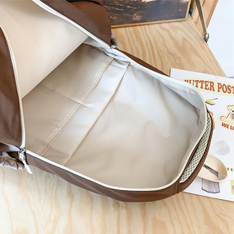 Школьная сумка большой вместимости, женский младшеклассник, старшеклассник, цветной контрастный рюкзак, дорожный рюкзак