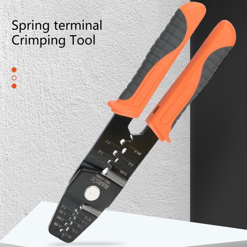 Многофункциональные обжимные клещи Вместимость 0,05-2 мм² Обжимные клещи для контактов типа «папа» и «мама» Du-pont Клеммные вилки для жгутов проводов