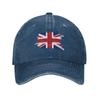 UK Flag Baseball Cap Outdoor Women Unisexs Adjustable