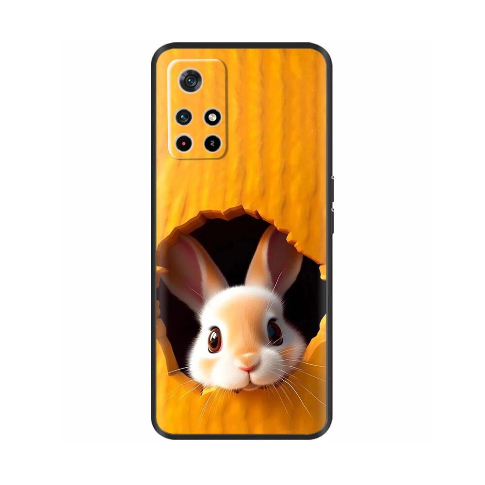 Для Poco X4 Pro 5G Poco M4 Pro Чехол Милый Мультяшный Мягкий Жидкий Силиконовый Чехол для Телефона Задняя Крышка Для Xiaomi Poco M4 Pro 4G Fundas Coque