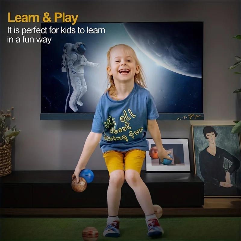 Мяч для снятия стресса «Солнечная система» для детей, мяч для снятия стресса «Планеты», космический мяч, развивающие игрушки, игрушки для игр на вечеринку, подарки