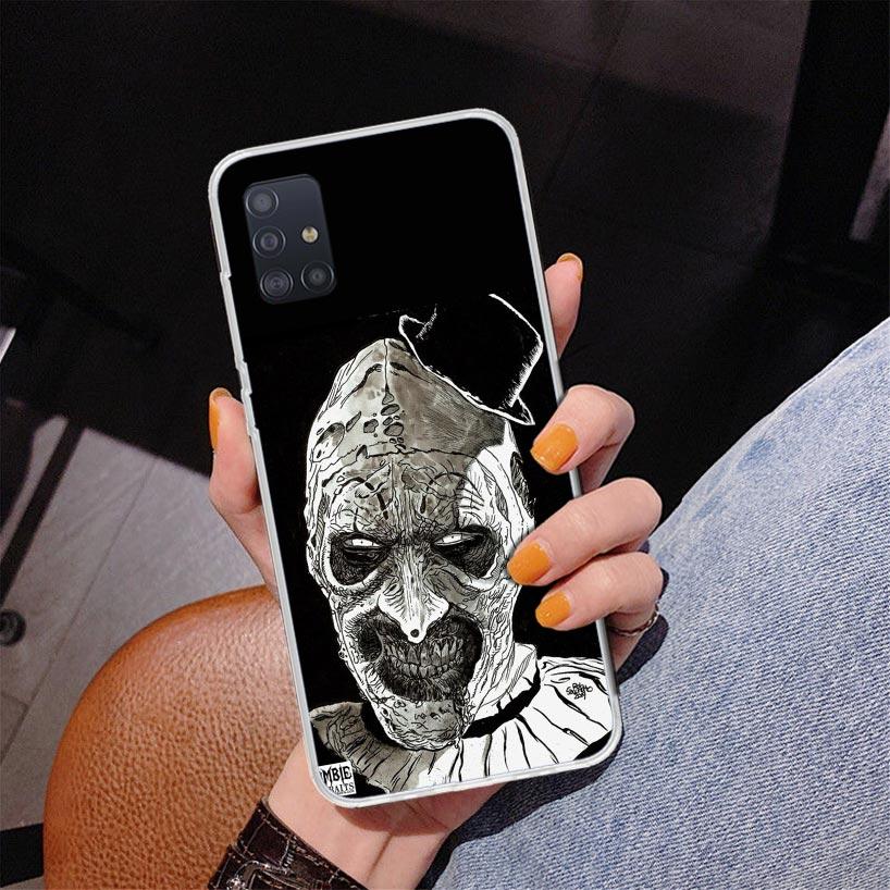Чехол для телефона Ужастик Террифаер для Samsung Galaxy A52 A32 A22 A12 A51 A31 A50S A30S A20S A10S Note 20 Ultra 10 Plus S10 A72 A