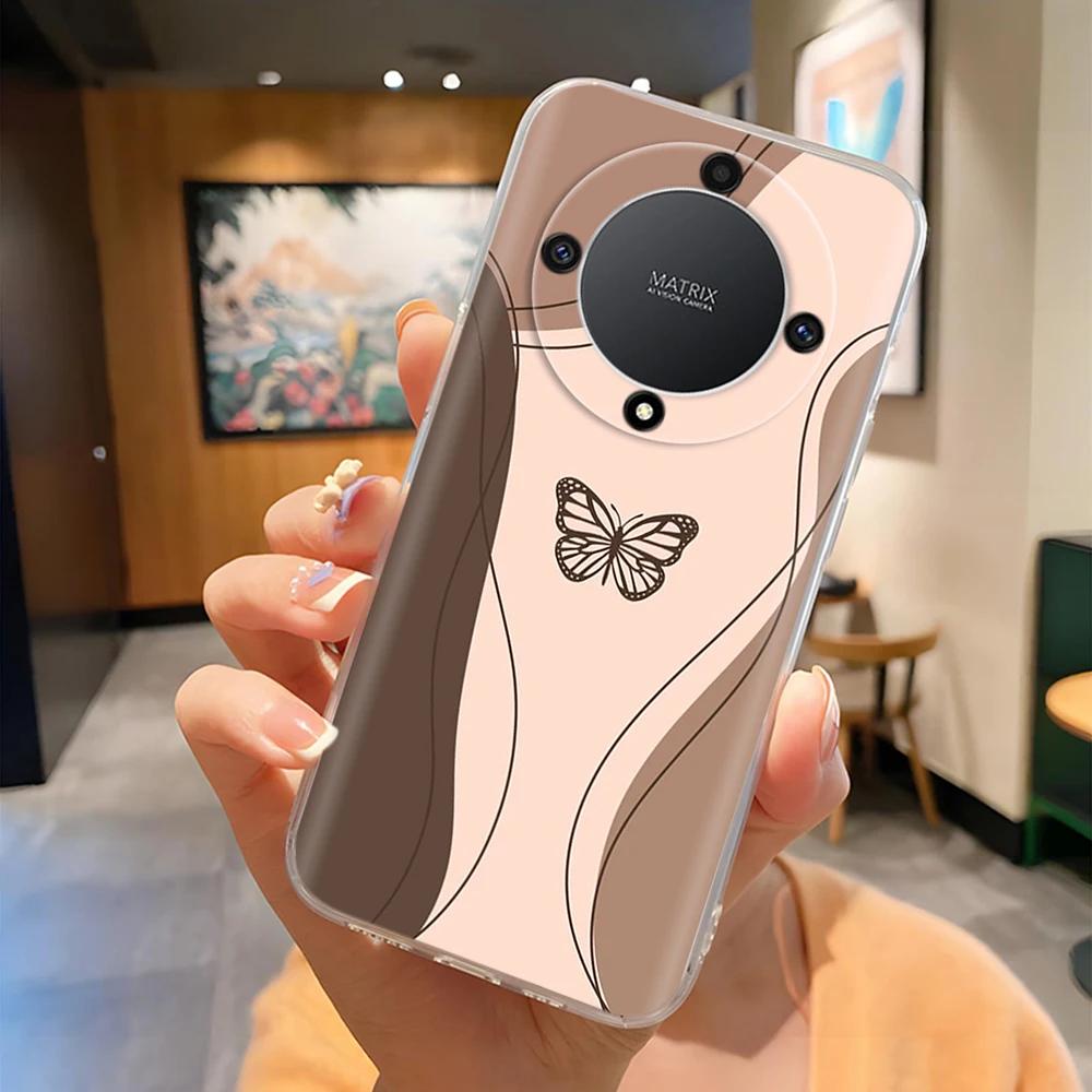 Чехол для телефона Honor Magic5 Magic 5 Lite Pro Милый Панда Полная Защита Высококачественная Силиконовая Задняя Крышка для Honor Magic5 Lite